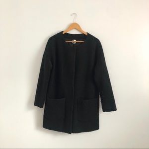 H&M Collarless Coat